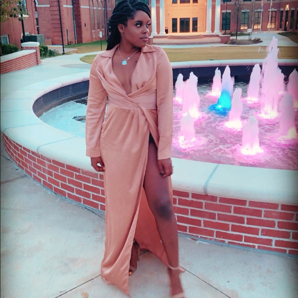 High Slit Maxi Dress